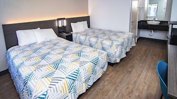 Free WiFi, bed sheets