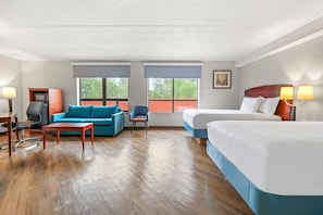 Suite estudio, 2 camas matrimoniales, para no fumadores | Ropa de cama de alta calidad, escritorio, wifi gratis y ropa de cama