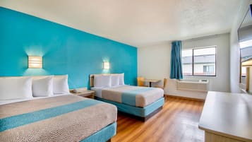 Desk, iron/ironing board, free WiFi, bed sheets