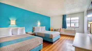 Desk, iron/ironing board, free WiFi, bed sheets