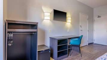 Skrivebord, skrivebord for bærbar PC og blendingsgardiner