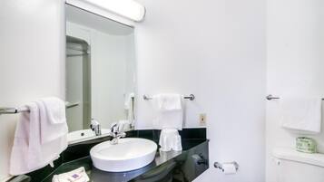 Duschwanne, Handtücher