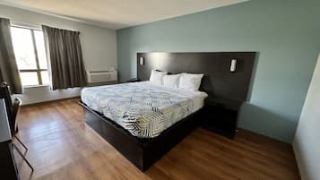 Desk, laptop workspace, blackout curtains, soundproofing