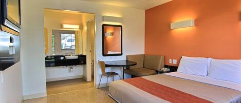 Free WiFi, bed sheets