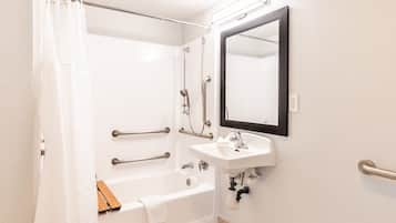 Douche, serviettes fournies