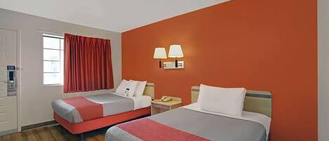 Free WiFi, bed sheets