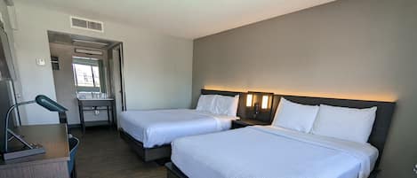 Desk, free WiFi, bed sheets, wheelchair access