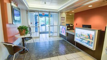 Sitteområde i lobbyen