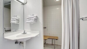 Shower, towels