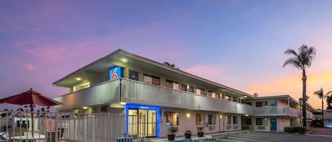 Front of property - evening/night