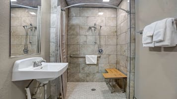 Shower, towels