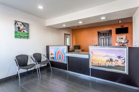 Lobby. Motel 6 Needles, CA