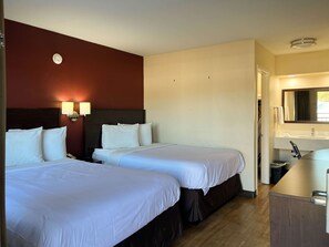 Desk, iron/ironing board, free WiFi, bed sheets