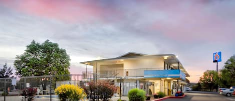 Front of property - evening/night