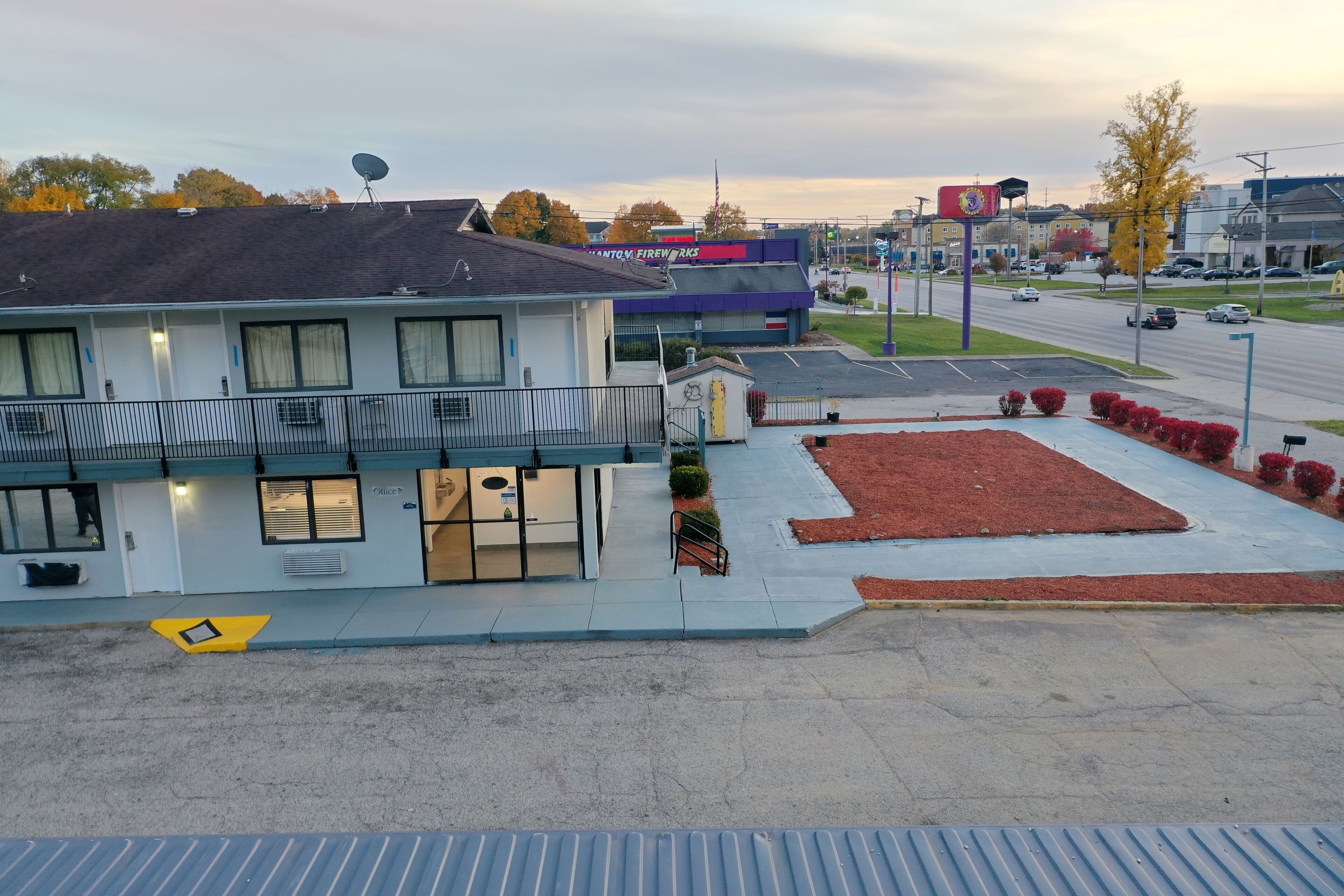 Façade de l’hébergement