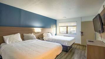 Suite, 2 Queen Beds, Non Smoking | Free WiFi, bed sheets