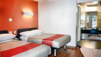 Free WiFi, bed sheets