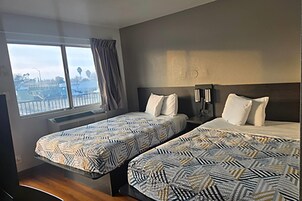 Room, 2 Queen Beds, Non Smoking | Free WiFi, bed sheets