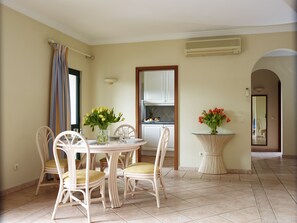 Opções para refeição no quarto