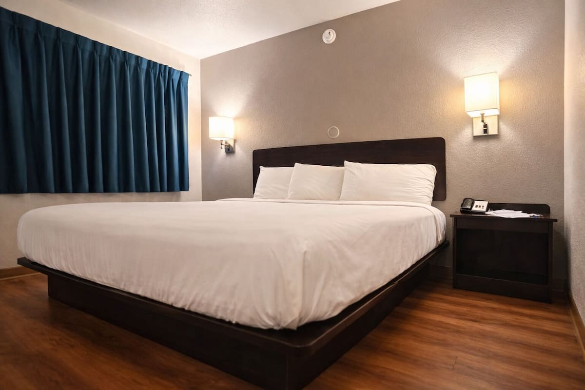 Rideaux dâobscurcissement, fer et planche Ă repasser, literie fournie