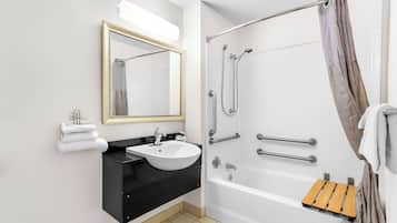 Baño accesible en silla de ruedas