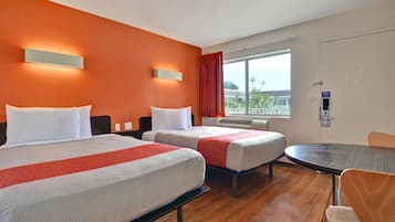 Free WiFi, bed sheets