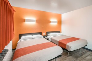 Standard Room, 2 Double Beds, Non Smoking | Free WiFi, bed sheets