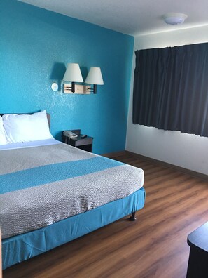 Free wired internet, bed sheets