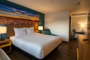 Ropa de cama de alta calidad y escritorio