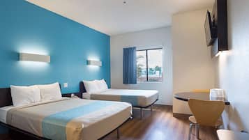 Free WiFi, bed sheets, alarm clocks