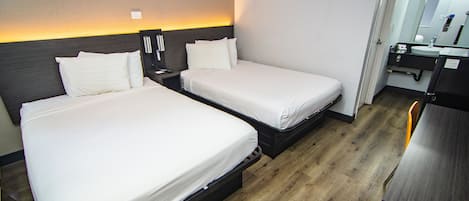 Free WiFi, bed sheets