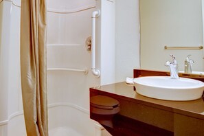 Towels, soap, toilet paper