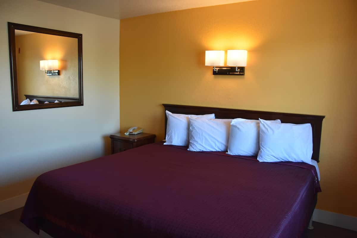 Habitación, 1 cama King size, para no fumadores | Cortinas blackout, insonorización, wifi gratis y ropa de cama