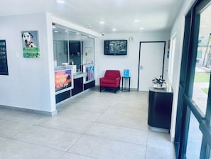 Sala de estar en el lobby