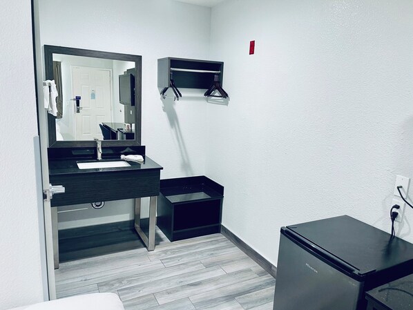 Douche, serviettes fournies