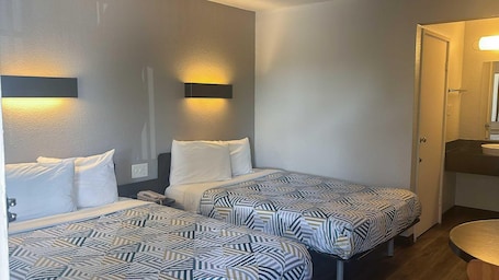 Free WiFi, bed sheets