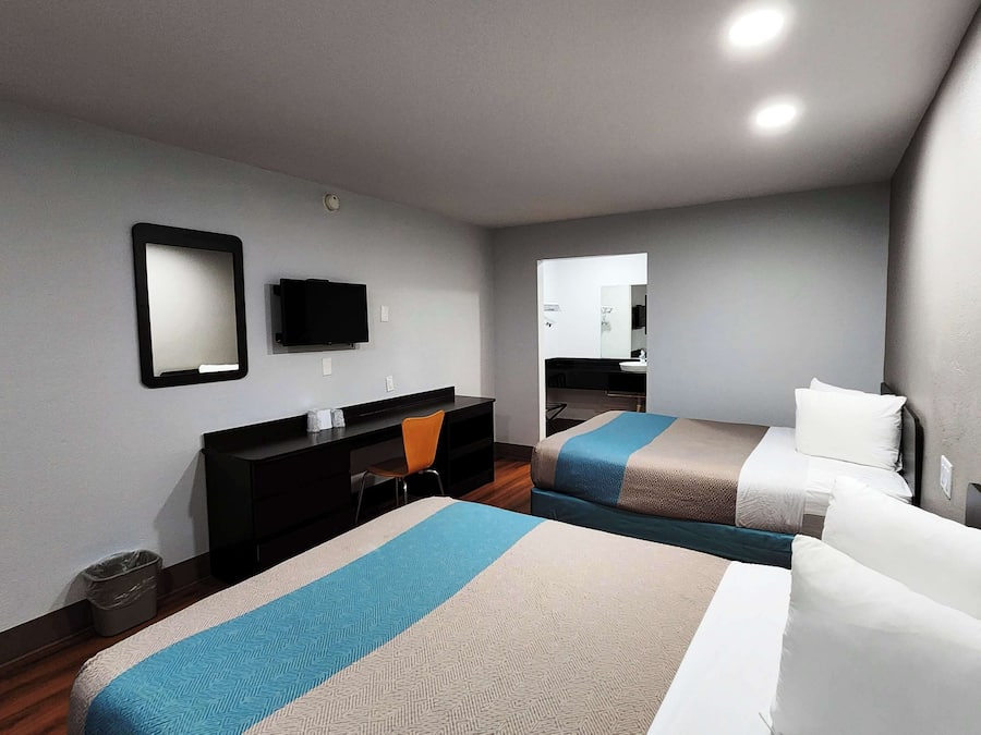 Desk, blackout curtains, iron/ironing board, free WiFi