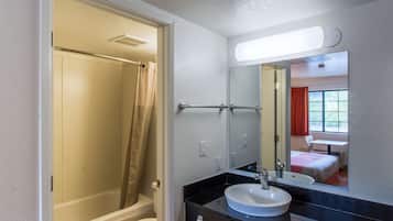 Dusche, Hydromassagedusche, Handtücher