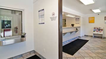Check-in/check-out kiosk