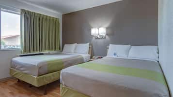 Desk, blackout drapes, iron/ironing board, free WiFi
