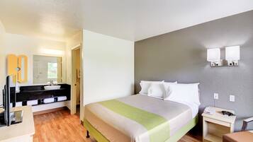 Free WiFi, bed sheets, alarm clocks