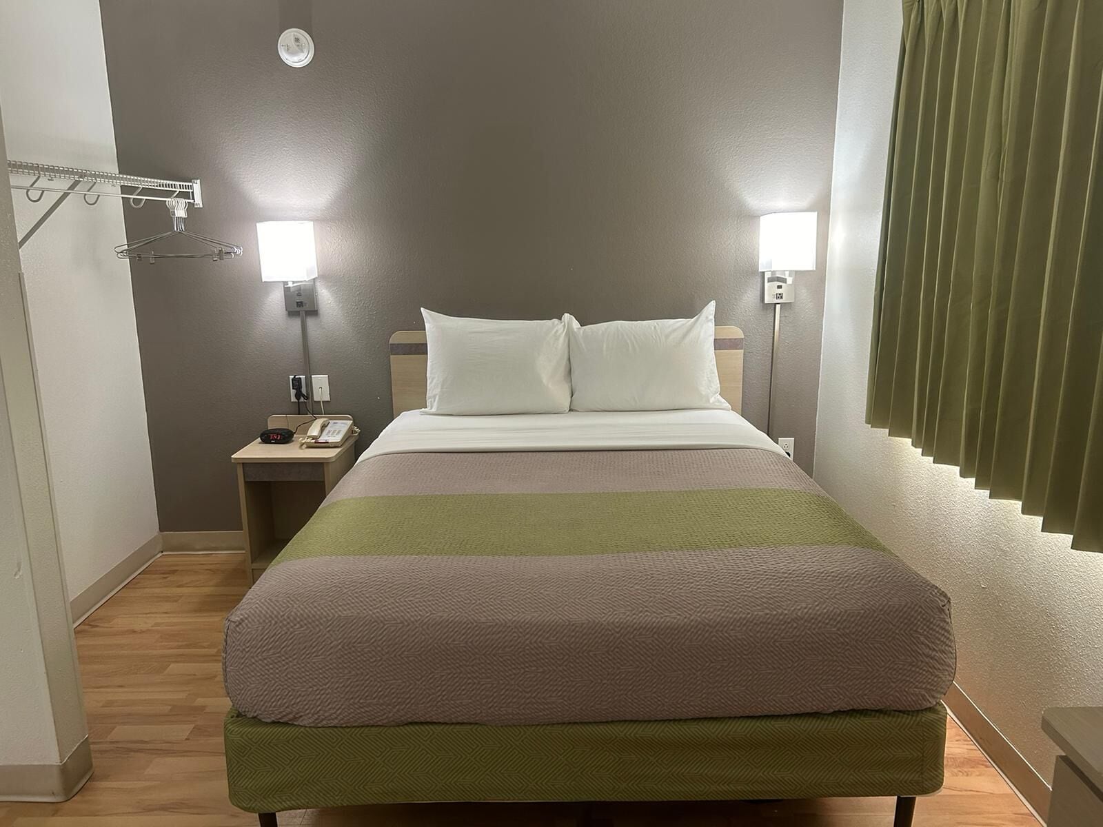 Individually decorated, individually furnished, desk, laptop workspace