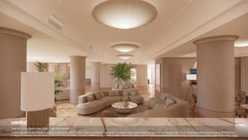 Coin salon dans le hall