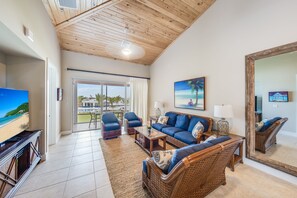 Appart'hôtel, 4 chambres, vue mer (3 Bath) | Coin séjour