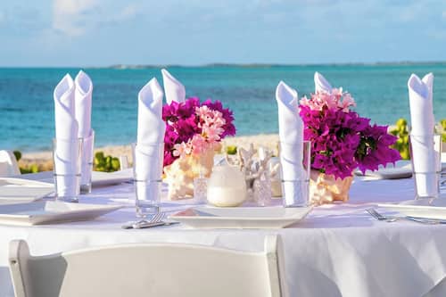 Außenbereich für Hochzeiten