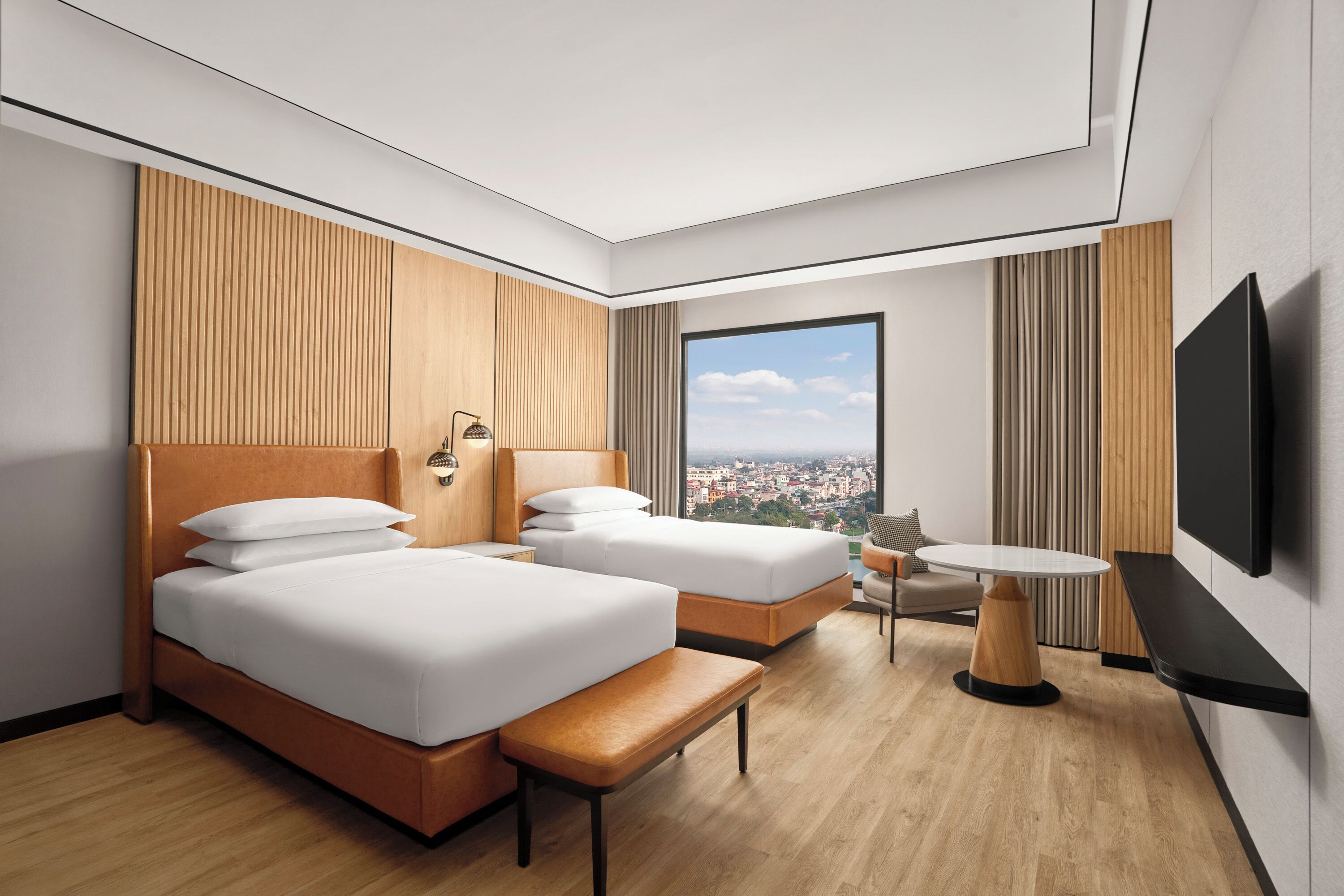 Club Room, 2 Twin Beds | Select Comfort beds, minibar, in-room safe, desk