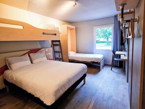 Soundproofing, free cribs/infant beds, free WiFi, bed sheets