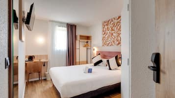 Chambre Standard, 1 grand lit, non-fumeurs | Literie de qualité supérieure, matelas Select Comfort, bureau