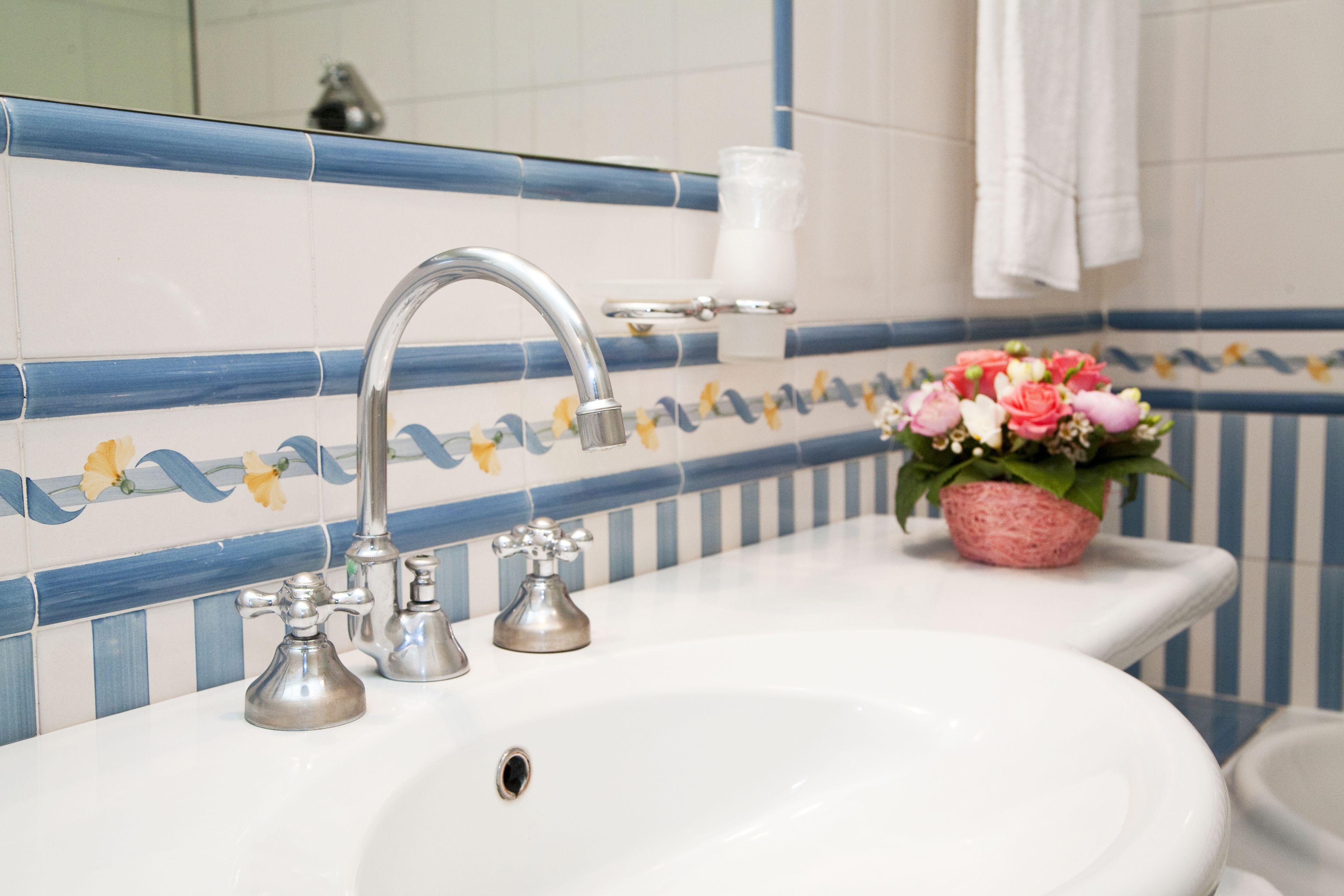single room | bathroom | free toiletries, hair dryer, bidet, towels