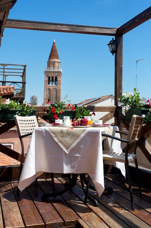 Terrasse sur le toit